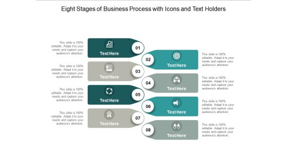 Eight Stages Of Business Process With Icons And Text Holders Ppt PowerPoint Presentation Professional Themes Eight Stages Of Business Process With Icons And Text Holders Ppt PowerPoint Presentation Professional Themes