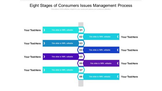 Eight Stages Of Consumers Issues Management Process Ppt PowerPoint Presentation File Templates PDF Eight Stages Of Consumers Issues Management Process Ppt PowerPoint Presentation File Templates PDF