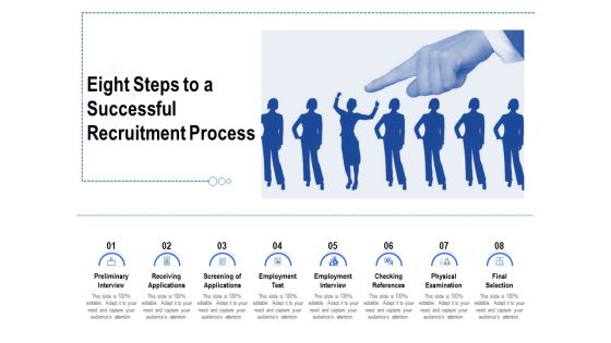 Eight Steps To A Successful Recruitment Process Ppt PowerPoint Presentation Show Layout Ideas PDF Eight Steps To A Successful Recruitment Process Ppt PowerPoint Presentation Show Layout Ideas PDF