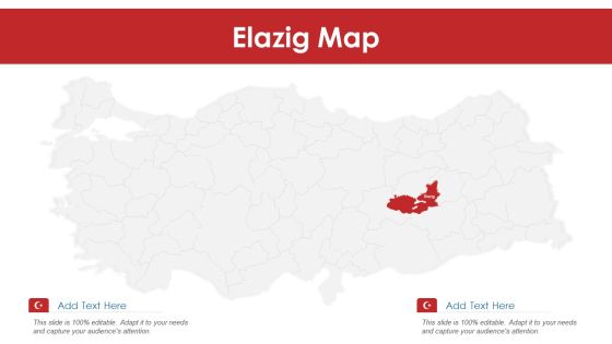 Elazig Map PowerPoint Presentation PPT Template PDF