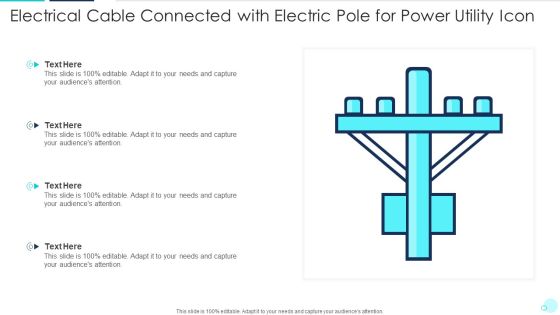 Electrical Cable Connected With Electric Pole For Power Utility Icon Graphics PDF Electrical Cable Connected With Electric Pole For Power Utility Icon Graphics PDF