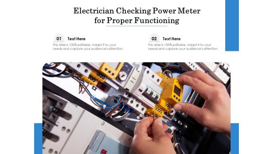 Electrician Checking Power Meter For Proper Functioning Ppt PowerPoint Presentation Icon Model PDF Electrician Checking Power Meter For Proper Functioning Ppt PowerPoint Presentation Icon Model PDF