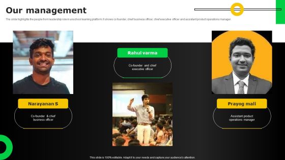 Electronic Certification Company Our Management Ppt Show Examples PDF Electronic Certification Company Our Management Ppt Show Examples PDF