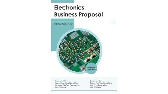 Electronics Business Proposal Example Document Report Doc Pdf Ppt