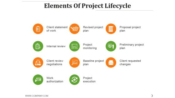 Elements Of Project Lifecycle Ppt PowerPoint Presentation Portfolio Format