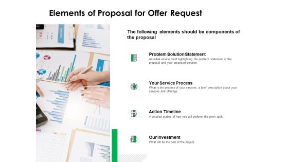Elements Of Proposal For Offer Request Ppt Powerpoint Presentation Professional Show