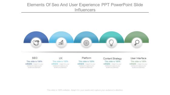 Elements Of Seo And User Experience Ppt Powerpoint Slide Influencers Elements Of Seo And User Experience Ppt Powerpoint Slide Influencers