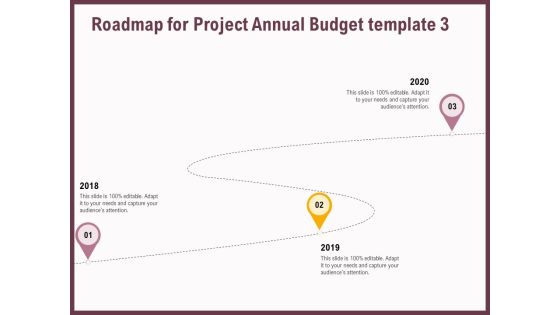 Elements Roadmap For Project Annual Budget 2018 To 2020 Ppt Gallery Demonstration PDF Elements Roadmap For Project Annual Budget 2018 To 2020 Ppt Gallery Demonstration PDF