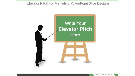 Elevator Pitch For Marketing Powerpoint Slide Designs Elevator Pitch For Marketing Powerpoint Slide Designs