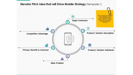 Elevator Pitch Idea That Will Drive Mobile Strategy Management Ppt Powerpoint Presentation Styles Outfit Elevator Pitch Idea That Will Drive Mobile Strategy Management Ppt Powerpoint Presentation Styles Outfit
