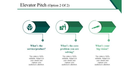 Elevator Pitch Template 2 Ppt PowerPoint Presentation Icon Structure Elevator Pitch Template 2 Ppt PowerPoint Presentation Icon Structure