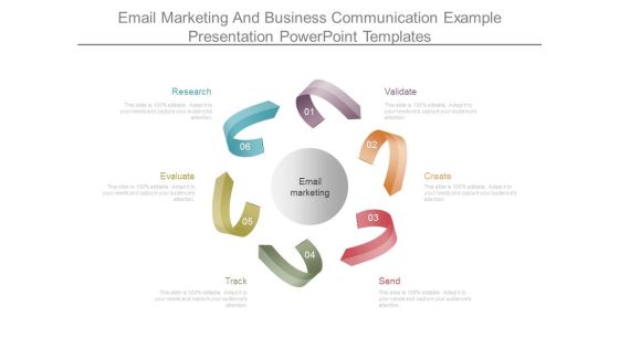 Email Marketing And Business Communication Example Presentation Powerpoint Templates