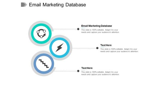 Email Marketing Database Ppt PowerPoint Presentation Ideas Format Cpb Pdf
