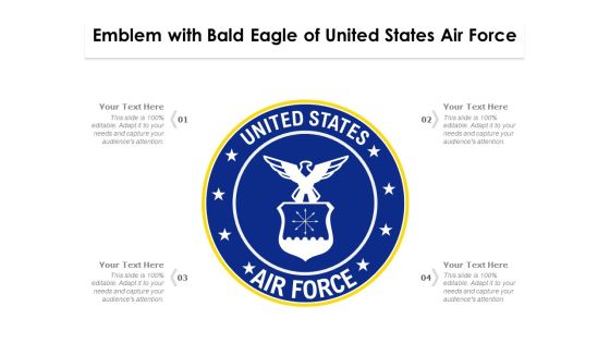 Emblem With Bald Eagle Of United States Air Force Ppt PowerPoint Presentation File Professional PDF Emblem With Bald Eagle Of United States Air Force Ppt PowerPoint Presentation File Professional PDF
