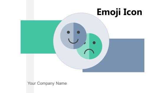 Emoji Icon Anxiety Reflecting Emotion Icon Ppt PowerPoint Presentation Complete Deck