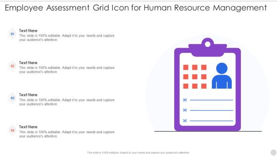 Employee Assessment Grid Icon For Human Resource Management Mockup PDF Employee Assessment Grid Icon For Human Resource Management Mockup PDF