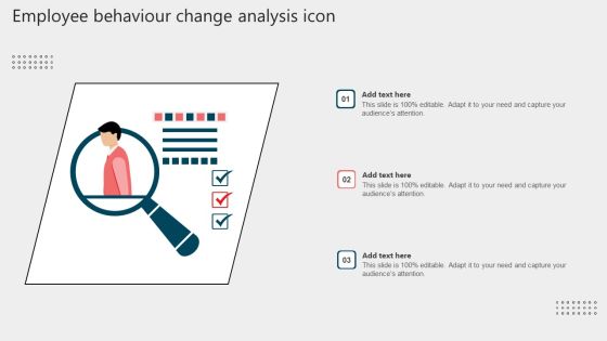 Employee Behaviour Change Analysis Icon Structure PDF Employee Behaviour Change Analysis Icon Structure PDF