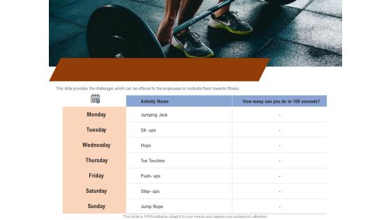 Employee Health And Fitness Program Daily Employee Wellness Activities Template PDF Employee Health And Fitness Program Daily Employee Wellness Activities Template PDF