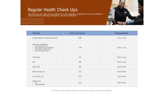 Employee Health And Fitness Program Regular Health Check Ups Summary PDF Employee Health And Fitness Program Regular Health Check Ups Summary PDF