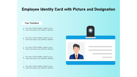 Employee Identity Card With Picture And Designation Ppt PowerPoint Presentation Model Objects PDF Employee Identity Card With Picture And Designation Ppt PowerPoint Presentation Model Objects PDF