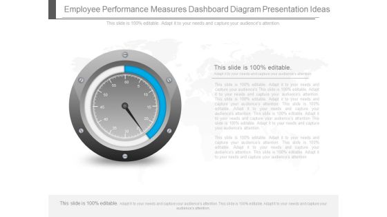 Employee Performance Measures Dashboard Diagram Presentation Ideas