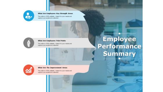 Employee Performance Summary Ppt PowerPoint Presentation Styles Slide