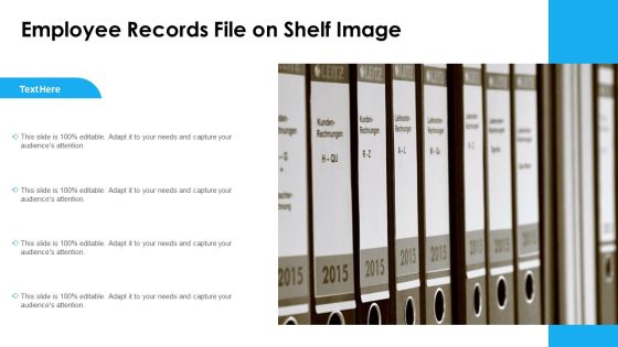Employee Records File On Shelf Image Ppt Infographics Designs PDF