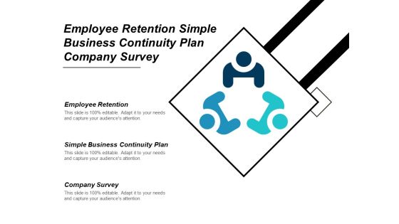 Employee Retention Simple Business Continuity Plan Company Survey Ppt PowerPoint Presentation Outline Example Topics Employee Retention Simple Business Continuity Plan Company Survey Ppt PowerPoint Presentation Outline Example Topics