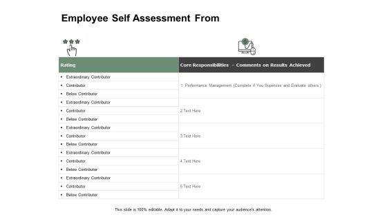 Employee Self Assessment From Ppt PowerPoint Presentation Infographic Template Slide Download Employee Self Assessment From Ppt PowerPoint Presentation Infographic Template Slide Download