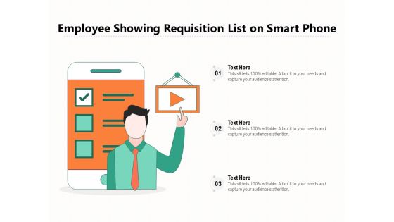 Employee Showing Requisition List On Smart Phone Ppt PowerPoint Presentation File Rules PDF Employee Showing Requisition List On Smart Phone Ppt PowerPoint Presentation File Rules PDF