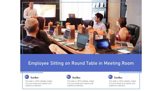 Employee Sitting On Round Table In Meeting Room Ppt PowerPoint Presentation Visuals PDF Employee Sitting On Round Table In Meeting Room Ppt PowerPoint Presentation Visuals PDF
