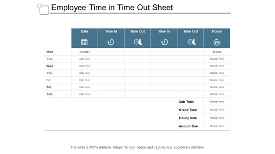 Employee Time In Time Out Sheet Ppt PowerPoint Presentation Model Icons Employee Time In Time Out Sheet Ppt PowerPoint Presentation Model Icons