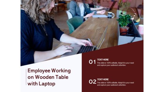 Employee Working On Wooden Table With Laptop Ppt PowerPoint Presentation Gallery Styles PDF Employee Working On Wooden Table With Laptop Ppt PowerPoint Presentation Gallery Styles PDF