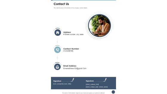 Employees Augmentation Services Proposal Contact Us One Pager Sample Example Document Employees Augmentation Services Proposal Contact Us One Pager Sample Example Document