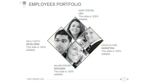 Employees Portfolio Template 3 Ppt PowerPoint Presentation Clipart Employees Portfolio Template 3 Ppt PowerPoint Presentation Clipart