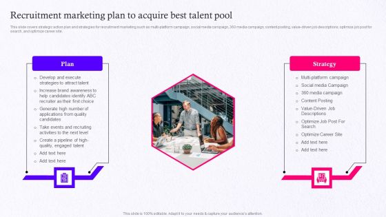 Employer Brand Marketing On Social Media Platform Recruitment Marketing Plan To Acquire Best Talent Pool Structure PDF Employer Brand Marketing On Social Media Platform Recruitment Marketing Plan To Acquire Best Talent Pool Structure PDF