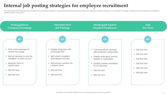 Employing Candidate Using Internal And External Mediums Of Recruitment Internal Job Posting Strategies For Employee Summary PDF Employing Candidate Using Internal And External Mediums Of Recruitment Internal Job Posting Strategies For Employee Summary PDF
