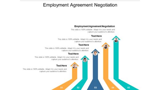 Employment Agreement Negotiation Ppt PowerPoint Presentation Inspiration Visuals Cpb