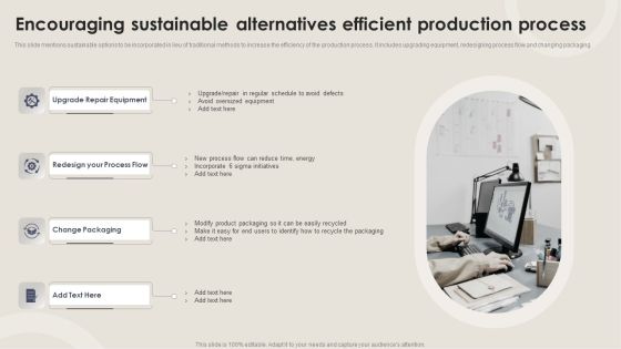 Encouraging Sustainable Alternatives Efficient Production Process Sample PDF Encouraging Sustainable Alternatives Efficient Production Process Sample PDF