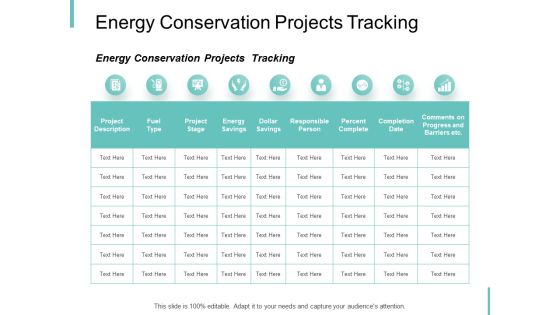 Energy Conservation Projects Tracking Ppt PowerPoint Presentation Layouts Graphics Example Energy Conservation Projects Tracking Ppt PowerPoint Presentation Layouts Graphics Example
