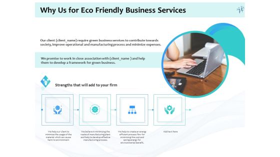 Energy Efficient Corporate Why Us For Eco Friendly Business Services Ppt Summary Graphics PDF Energy Efficient Corporate Why Us For Eco Friendly Business Services Ppt Summary Graphics PDF