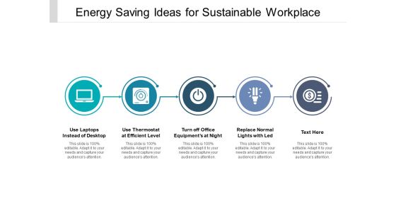 Energy Saving Ideas For Sustainable Workplace Ppt PowerPoint Presentation Professional Information Energy Saving Ideas For Sustainable Workplace Ppt PowerPoint Presentation Professional Information