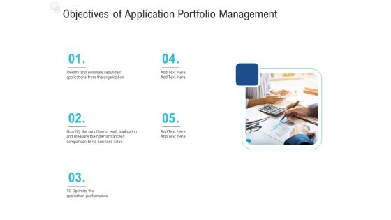 Enhance Enterprise Application Performance Objectives Of Application Portfolio Management Template PDF Enhance Enterprise Application Performance Objectives Of Application Portfolio Management Template PDF