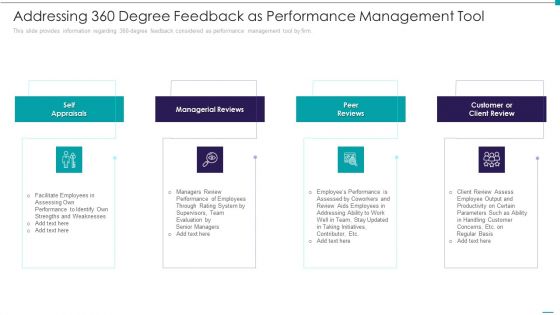 Enhance Performance Of Workforce Addressing 360 Degree Feedback As Performance Management Tool Inspiration PDF Enhance Performance Of Workforce Addressing 360 Degree Feedback As Performance Management Tool Inspiration PDF
