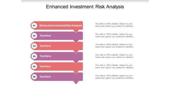 Enhanced Investment Risk Analysis Ppt PowerPoint Presentation Inspiration Show Cpb Pdf Enhanced Investment Risk Analysis Ppt PowerPoint Presentation Inspiration Show Cpb Pdf
