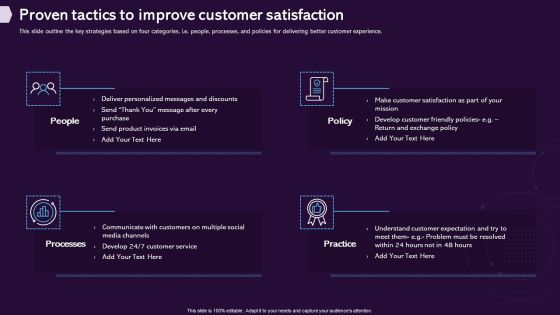 Enhancing CX Strategy Proven Tactics To Improve Customer Satisfaction Topics PDF Enhancing CX Strategy Proven Tactics To Improve Customer Satisfaction Topics PDF