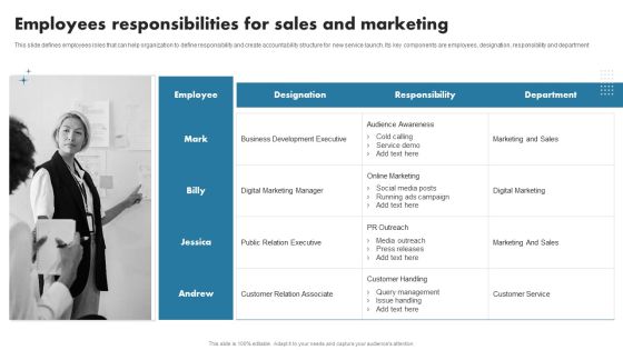 Enhancing Customer Outreach Employees Responsibilities For Sales And Marketing Themes PDF Enhancing Customer Outreach Employees Responsibilities For Sales And Marketing Themes PDF