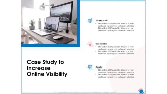 Enhancing Digital Presence Proposal Template Case Study To Increase Online Visibility Slides PDF Enhancing Digital Presence Proposal Template Case Study To Increase Online Visibility Slides PDF