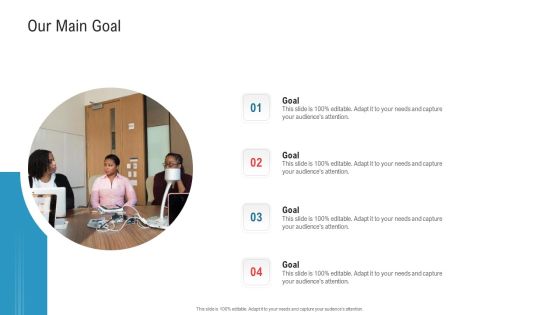 Enhancing Product Service Awareness Advertising Techniques Our Main Goal Inspiration PDF