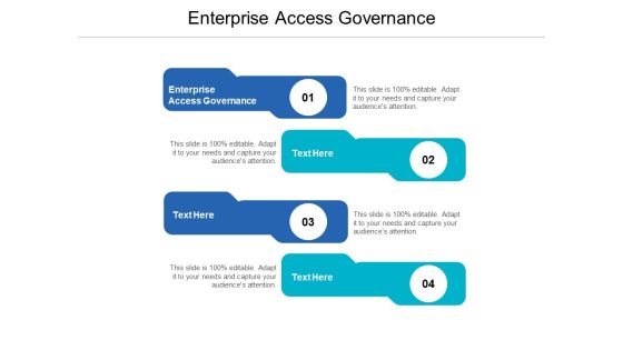 Enterprise Access Governance Ppt PowerPoint Presentation Model Mockup Cpb